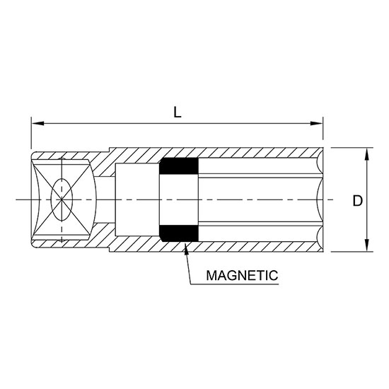 Tuýp mở bugi 3/8